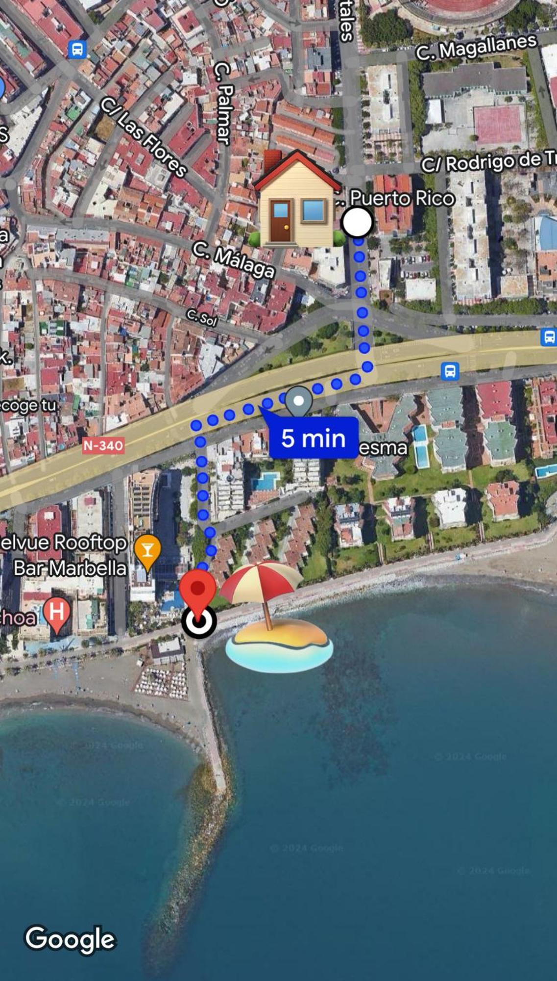 Acogedor Apartamento Cerca De La Playa มาร์เบยา ภายนอก รูปภาพ